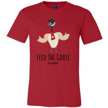 Load image into Gallery viewer, Feed The Goose© - Men&#39;s Canvas T-Shirt - AskDrGanz.com