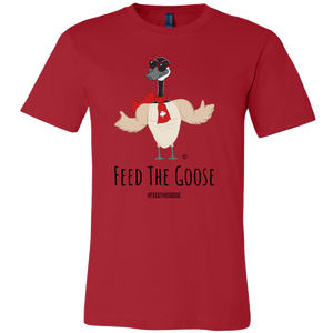 Feed The Goose© - Men's Canvas T-Shirt - AskDrGanz.com
