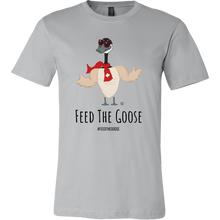Load image into Gallery viewer, Feed The Goose© - Men&#39;s Canvas T-Shirt - AskDrGanz.com