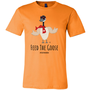 Feed The Goose© - Men's Canvas T-Shirt - AskDrGanz.com