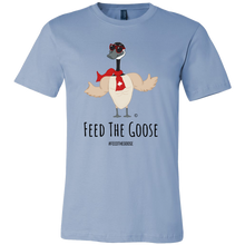 Load image into Gallery viewer, Feed The Goose© - Men&#39;s Canvas T-Shirt - AskDrGanz.com