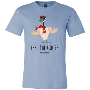 Feed The Goose© - Men's Canvas T-Shirt - AskDrGanz.com