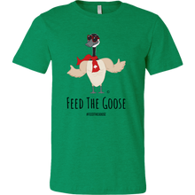 Load image into Gallery viewer, Feed The Goose© - Men&#39;s Canvas T-Shirt - AskDrGanz.com