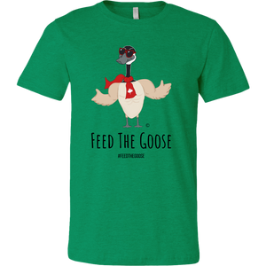 Feed The Goose© - Men's Canvas T-Shirt - AskDrGanz.com