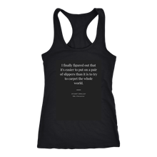Load image into Gallery viewer, Figured It Out Racerback Tank - Stuart Smalley, SNL Character Quote - AskDrGanz.com