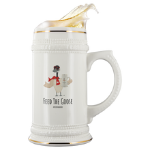 Load image into Gallery viewer, Feed The Goose© - Goose With Goose Beer Stein - AskDrGanz.com